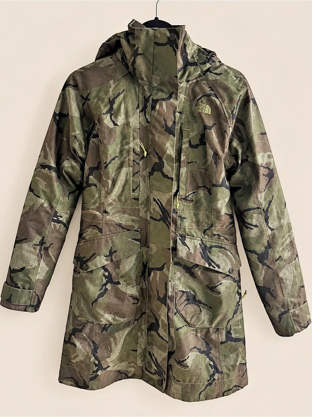 The North Face Women’s XS Camo Goose Down Parka Utility Gorpcore Jacket